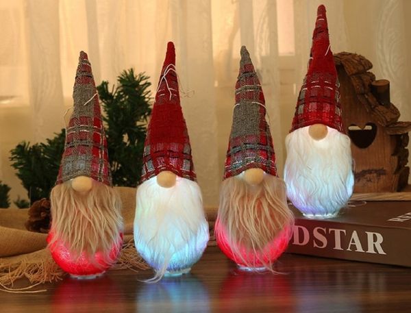 

2021 christmas decorations forest old man creative new luminous christmas tree pendant creative christmas gifts