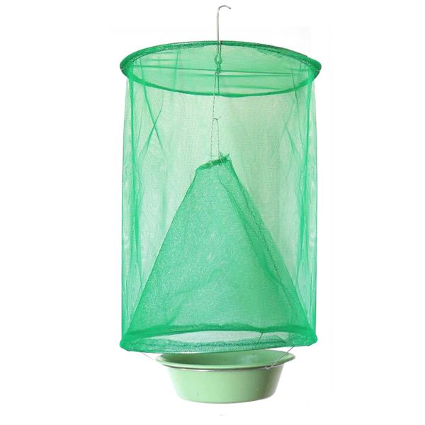 

foldable pest control reusable hanging fly catcher killer flies flytrap zapper cage net trap garden supplies