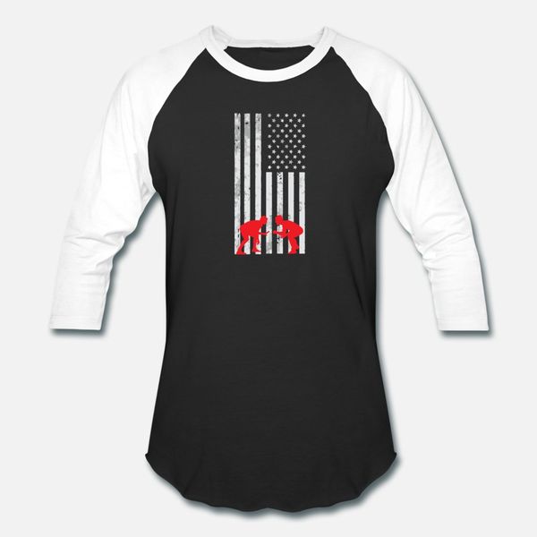 

wrestling wrestler with usa flag t shirt men custom short sleeve crew neck standard famous new fashion summer style cool shirt