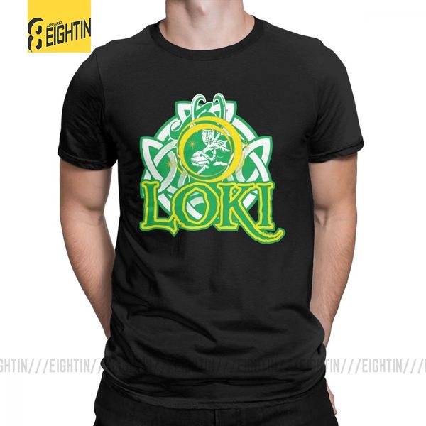 

men norse loki character t-shirt funny o neck short sleeves clothes purified cotton tee shirt large size t shirts