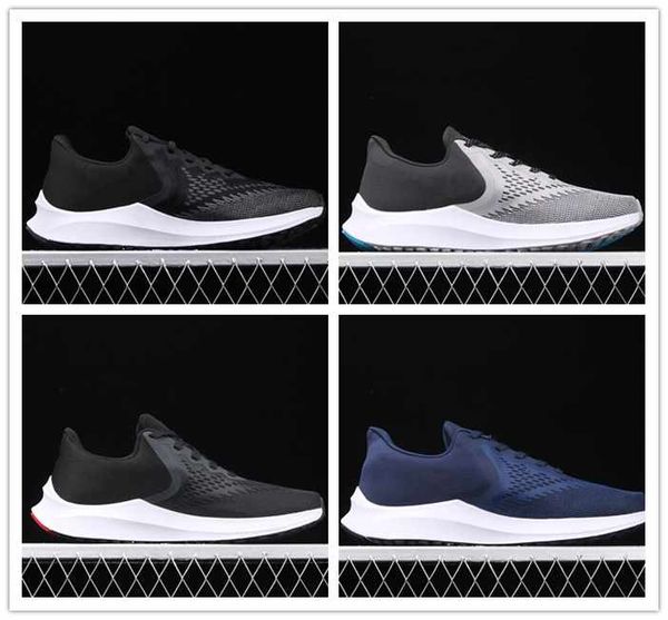 

good quality zoom winflo 7 athletic men running shoes royal blue black white fashion chaussures trainers