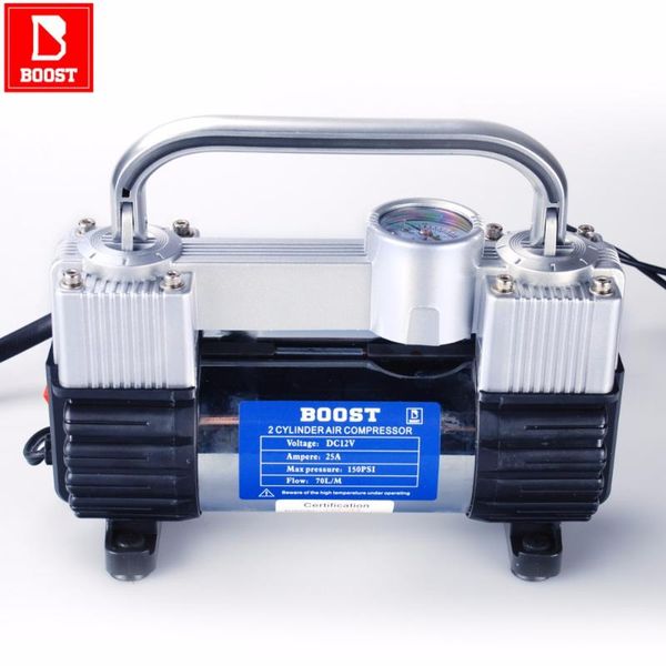 

582y 12 volt car electric air compressor air pump 150 psi portable for car motorcycles bicycles
