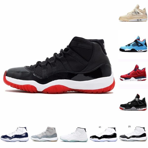 

мужчины shoesbasketball shoessoccer утки обувь 4s 11s сша size7-13 последние ботинки горячего типа k # 08-052