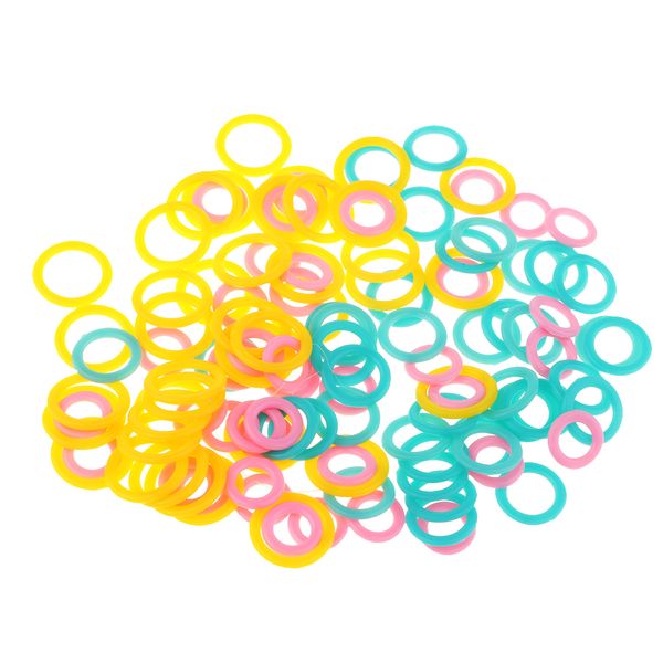 

120 pieces plastic crochet stitch marker ring knitting stitch marker knitters tool