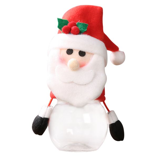 

santa нетоксичен изысканный бисквит хранения бутылки тема партии candy jar рождество