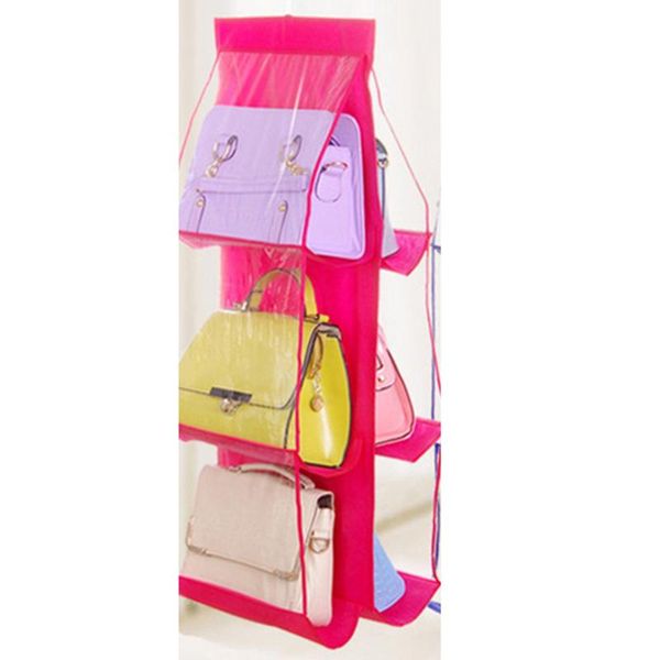 

hanging storage bags perspective double-sided six-layer bag hanging bag