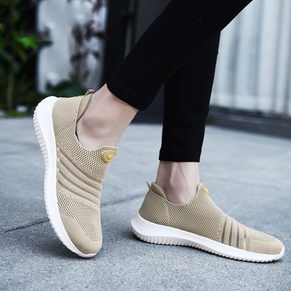 

2020 new fashion flats women shoes breathable summer mesh casual shoes woman slip-on flats moccasins ladies ballet, Black