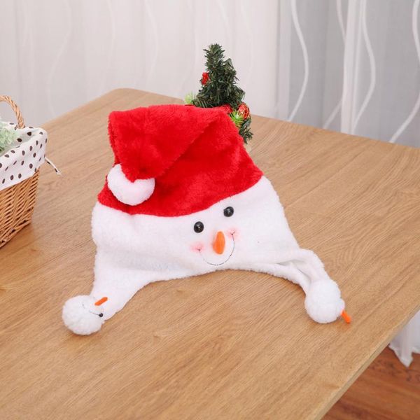 

christmas decoration hat plush christmas hat gold velvet santa snowman cap 2020 spring autumn new plus size fashion simplicity, Blue;gray