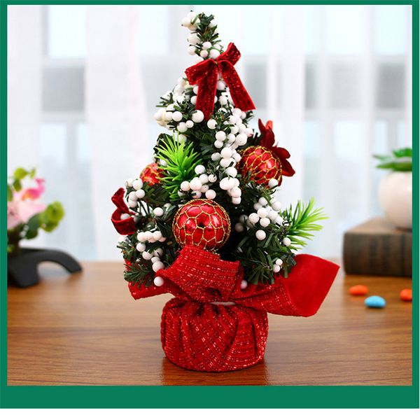 

mini christmas tree artificial tablechristmas tree with cute ornaments solid base for home office
