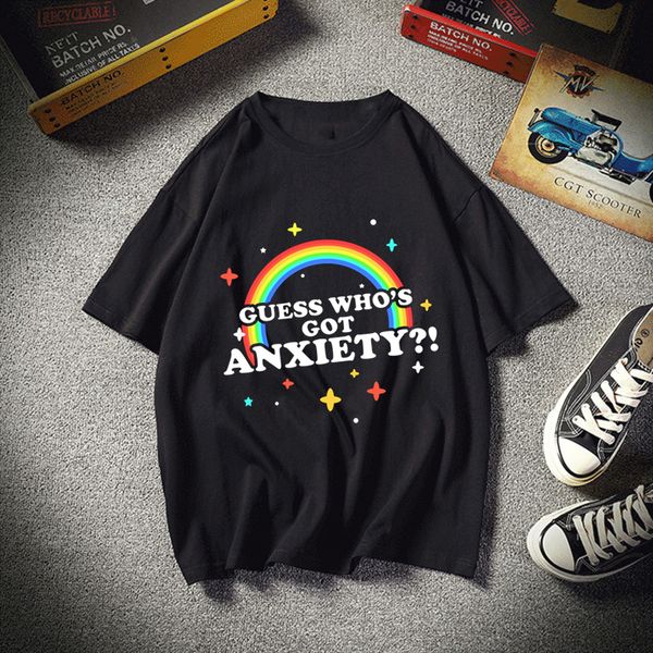 

guess whos got тревога футболка harajuku женщины мужчины смешной vintage tshirt ullzang t-shirt top тройники tumblr streetwear