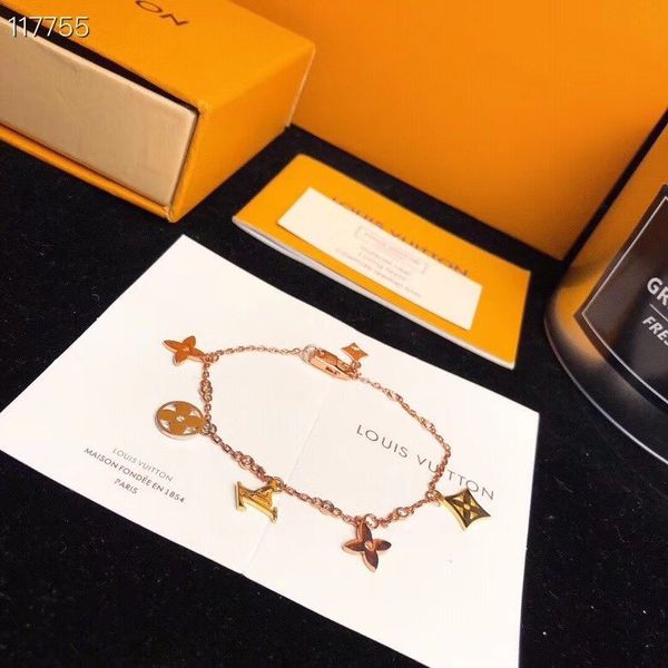 

european and american fashion new popular selling letter pearl open designer bracelet with box 32, Golden;silver