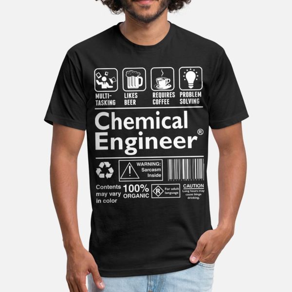 

beer coffee problem solving chemical engineer t shirt men loose tee shirt round collar original loose new style spring pictures shirt
