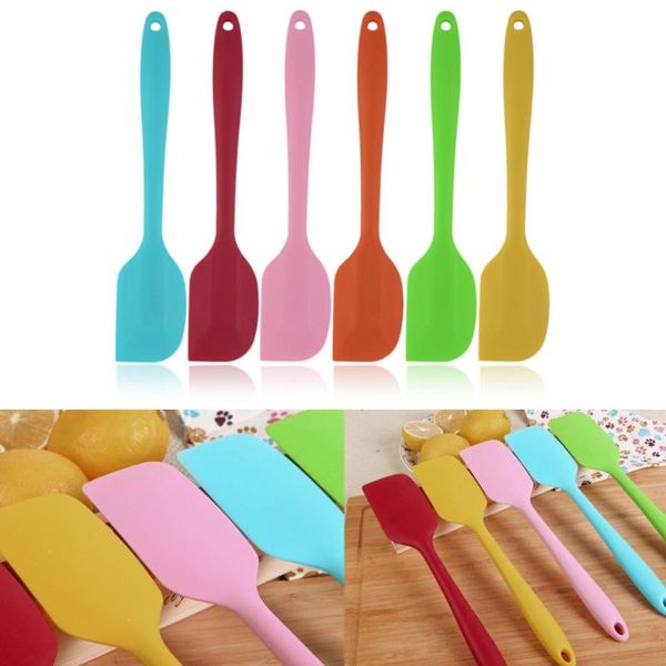 

silicone cake cream spatula kitchen mixing scraper brush butter tool popular new