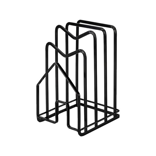 

storage shelf pot lid holder stand iron art kitchen organizer home multi layer