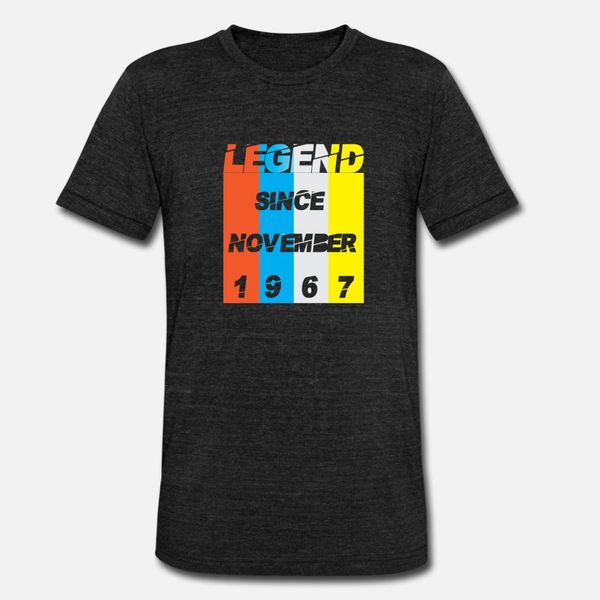 

legend since 1967 , 50th happy birthday gift t shirt men customized 100% cotton size s-3xl costume new fashion summer standard shirt, White;black
