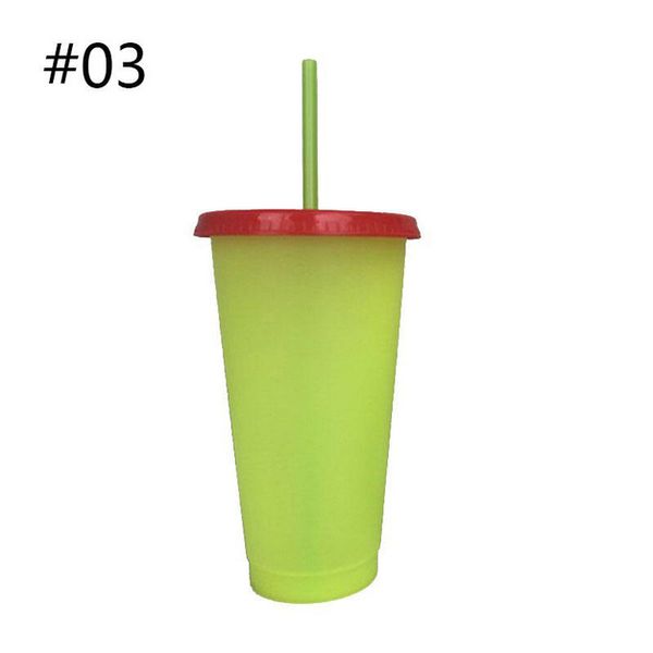 

colors cup magic lid plastic tumblers candy drinking cup color and 24oz with changing straw cold reusable drinks xghfk garden2010