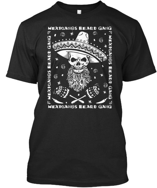 

famous brand design summer new print man cotton fashion mexicanos beard gang - stylisches t-shirtfamily t shirts