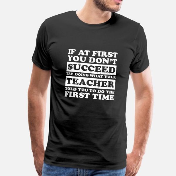 

учитель succeed учитель t shirt men проектирование tee shirt euro размер s-3xl тонкого симпатичные смешная весна осень письмо рубашки