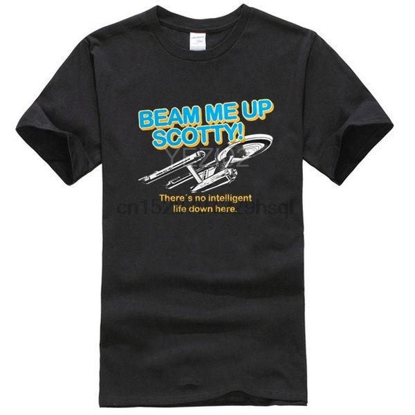 

star beam me up scotty captain kirk official tee t-shirt mens