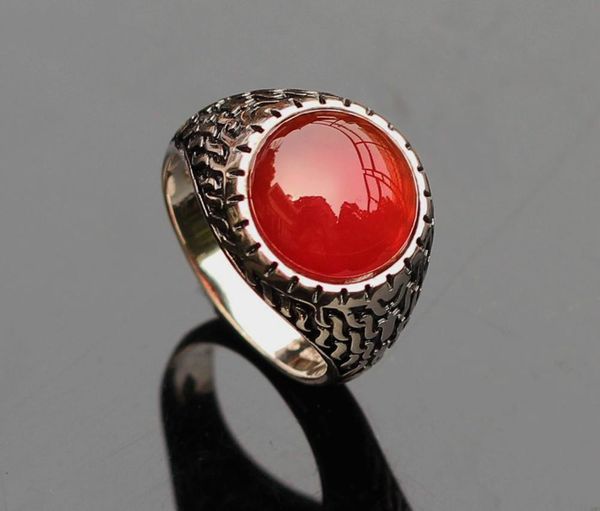 

925 sterling silver ring middle east man's ring cool fashion generous wide face man's ring finger