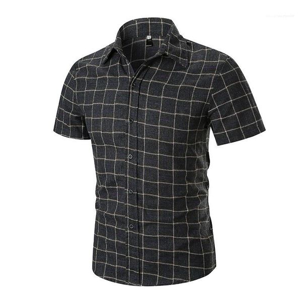 

classic polos casual plaid printed tees summer homme quick dry clothes summer mens, White;black