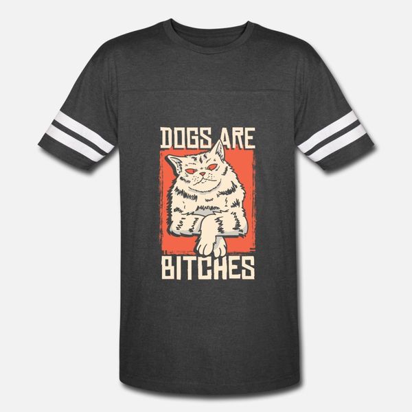 

anime manga kawaii cat dogs are bitches gift t shirt men designer short sleeve round collar solid color loose fashion summer style unique