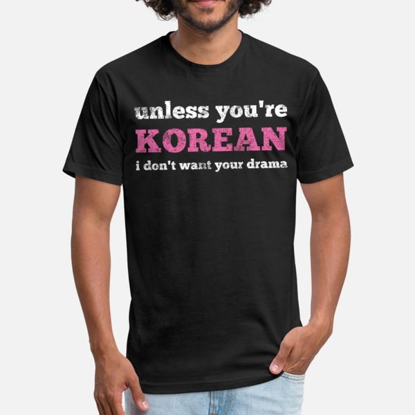 

korean drama k pop t shirt men printing 100% cotton round collar fitness comical spring natural shirt