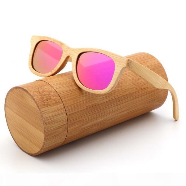 

fashion kids polarized sunglasses for boy and girl handmade wood bamboo sun glasses uv400 c19022501, White;black