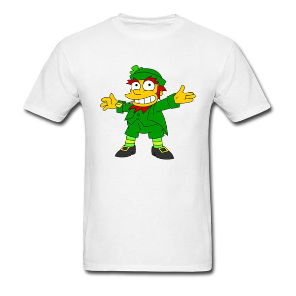 

ireland leprechaun elf tshirt big size happy mad demon t shirt 100% cotton no button never fade print casual tee shirts