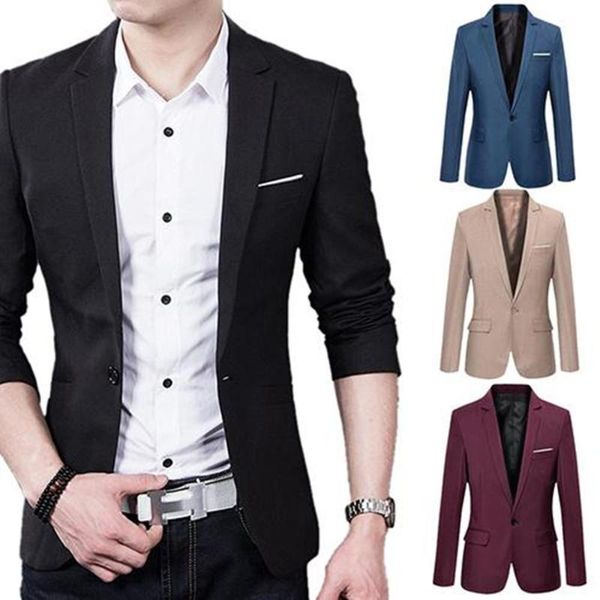

vestidos de novia 2020 1pc men's fashion solid color business suit males casual slim thin blazer for business suit plus size 5xl, White;black