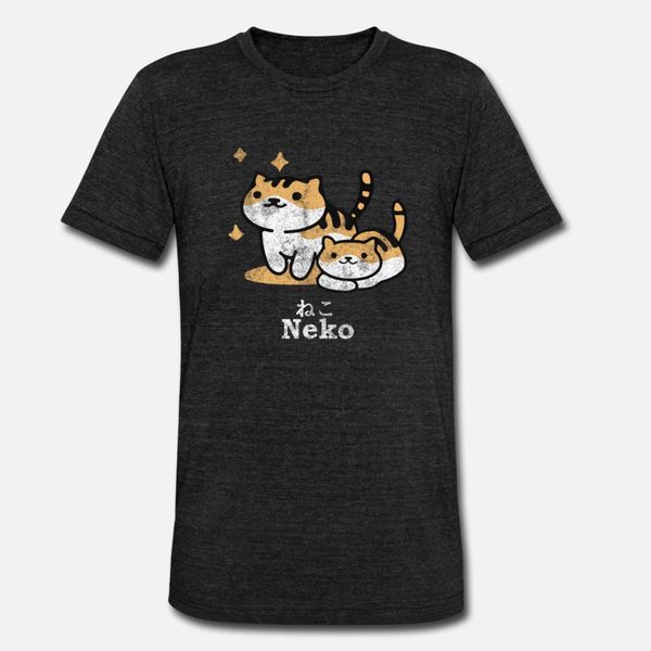 

anime neko cat t shirt men graphic tee shirt o-neck kawaii graphic new style spring pictures shirt