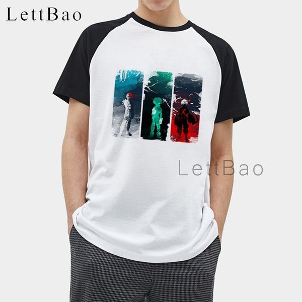 

boku no hero academia deku bakugou anime tshirt short sleeve punk men t shirt casual streetwear shirt men t shirt men tees