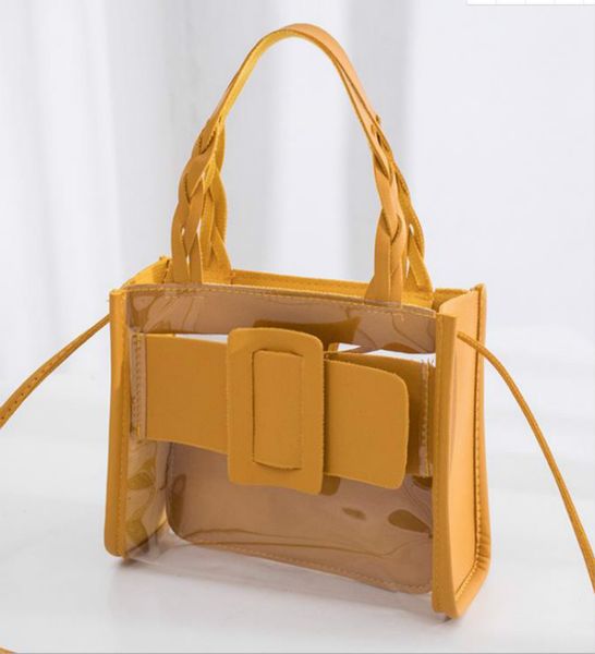 

Fashion 2020 New Transparent Jelly Picture Mother Bag Shoulder Diagonal Mobile Phone Coin Purse Drop Shipping