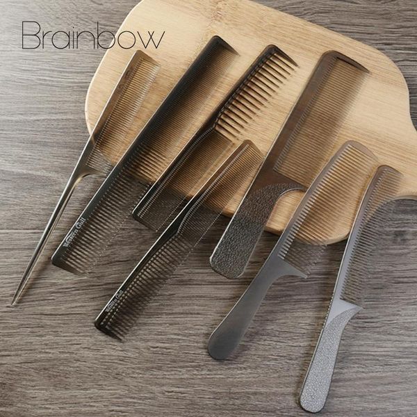 

comb plastic super hair hair tools barbers professional 1pc brainbow pro salon thin hairdressing styling light comb edzwq homes2011, Silver