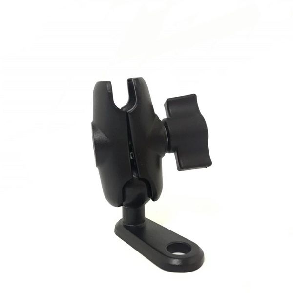 

lighting & studio accessories 2in1 aluminum double socket arm l type motorcycle base mount rearview mirror mobile for ram mounts garmin