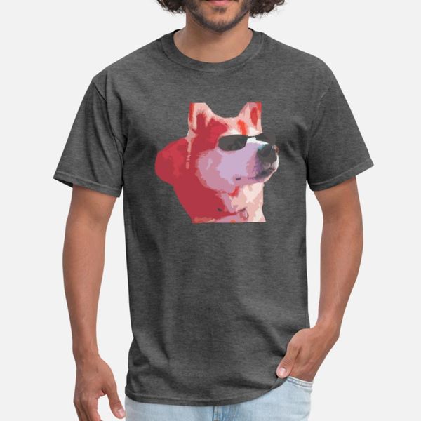 

doge with it t shirt men customize tee shirt s-3xl trend anti-wrinkle basic spring autumn letter shirt