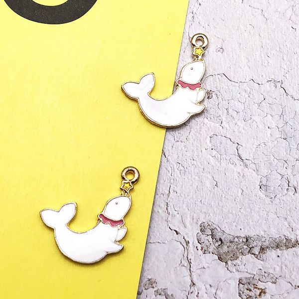 

5шт новых diy тенденции белого дельфин ювелирных изделия популярного браслет кулон аксессуары творческие рождественские подарки, Bronze;silver