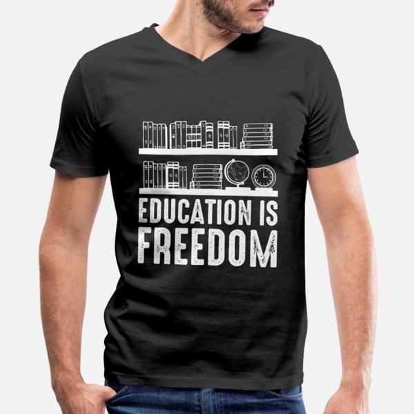 

africa education is om library book t shirt men personalized tee shirt crew neck solid color graphic new style spring cool shirt