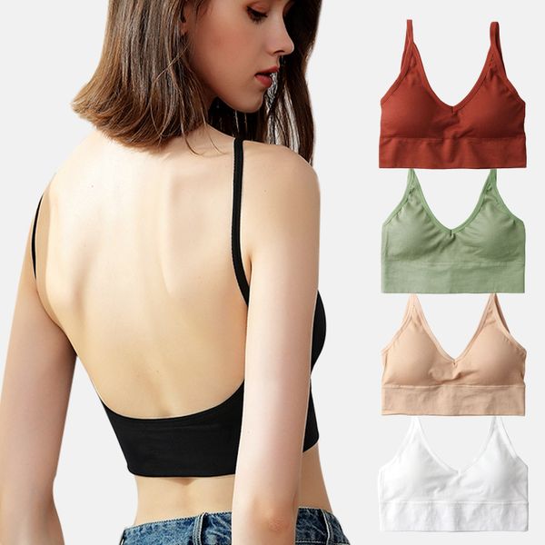 

fashion push-up bra cotton female fitness comfortable shirt large size seamless underwear, Black;white