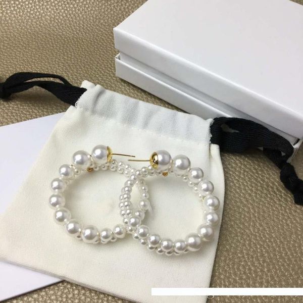 

2020 designer new fashion popular female earrings girl's gold-plated pearl earrings for women's party wedding great gifts for frie, Golden;silver