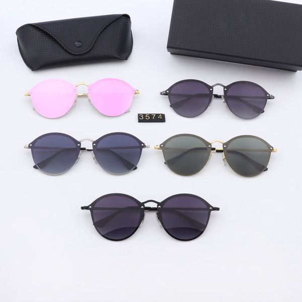

quality 3574 mens sunglasses men sun glasses women designer sunglasses fashion style protects eyes Gafas de sol lunettes de soleil with box
