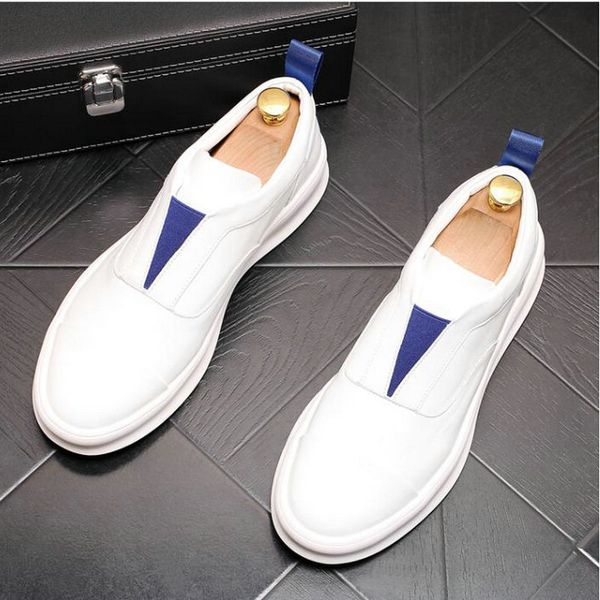 

новые высокого качества из натуральной кожи мужчин тапки вскользь мокасины ленивый вождения обувь мальчики поскользнуться на белом низкие кв, Black