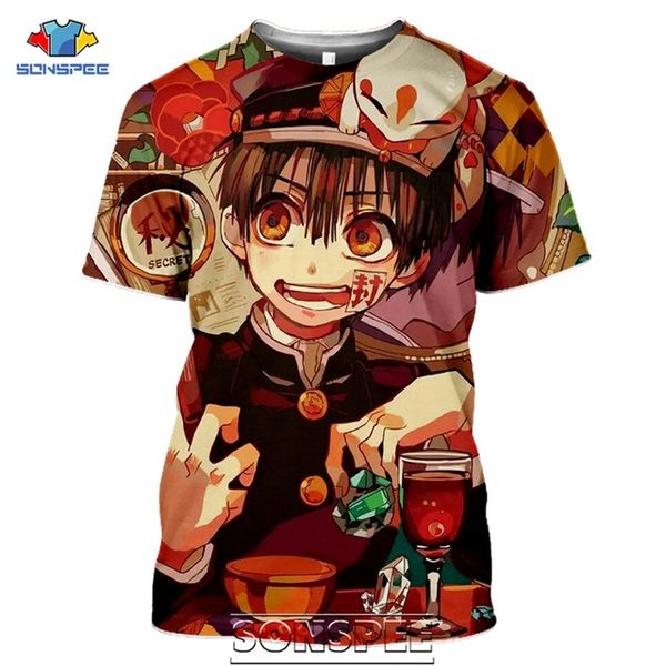 

3d anime toilet-bound jibaku shounen hanako-kun men 3d print shirts aesthetic aesthetic oversized men clothing