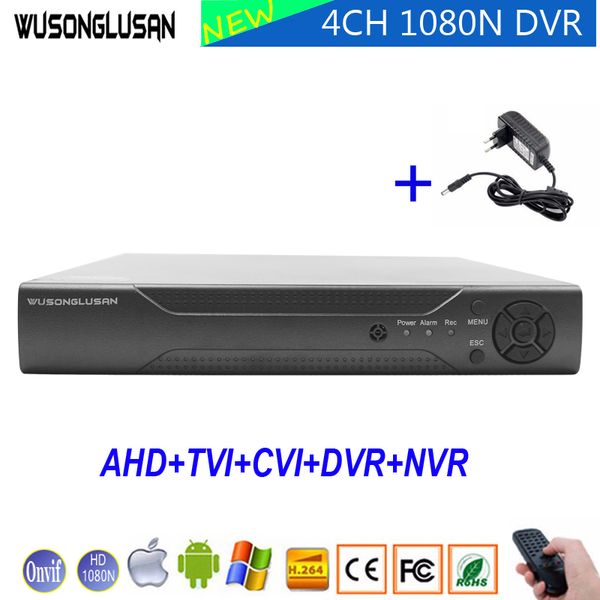 

xmeye 4ch ahd dvr видеорегистратор 1080p 960p 720p 960h hi3520d 4 канал 1080n 6 в 1 гибрид wifi xvi tvi cvi ip-камера cctv cctv, Black;white