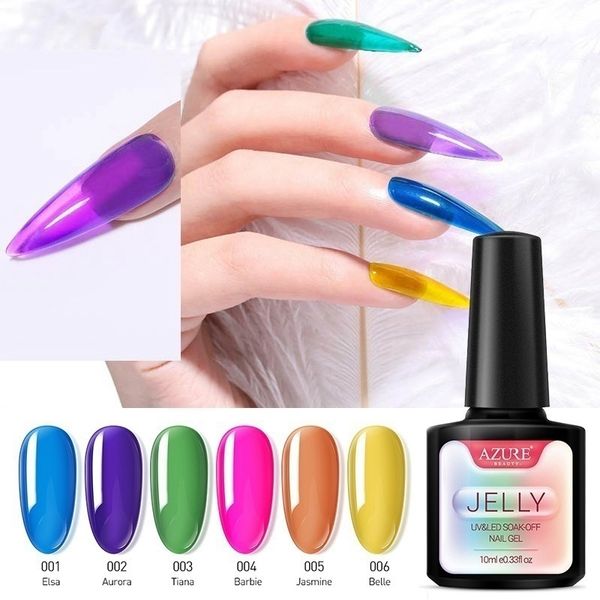 

new soak off nail polish glazed nail art gel polish set all for manicure semi permanent varnish coat uv led gel varnish, Red;pink