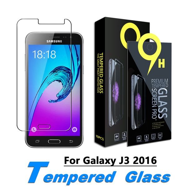 

kareen screen protector for samsung galaxy j2 2018, j2 prime, j3 2016, j3 2017, j3 prime tempered glass film 0.33mm with paper box