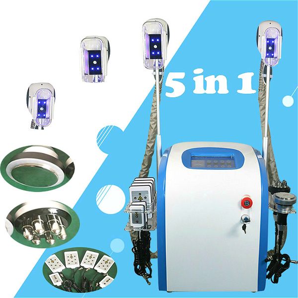 

5 in 1 ultrasonic 40k cavitation vacuum multipolar bipolor body rf laser slimming radio frequency skin tigtening body salon