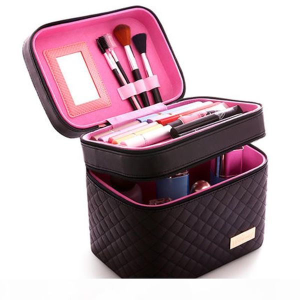 

women cosmetic box portable cosmetic bag large capacity pu bag women makeup dedicated tlan01