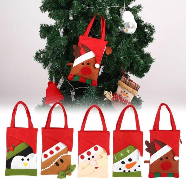 

новизна рождество конфеты мешок нетканые подарки dessert чехол для хранения держатель