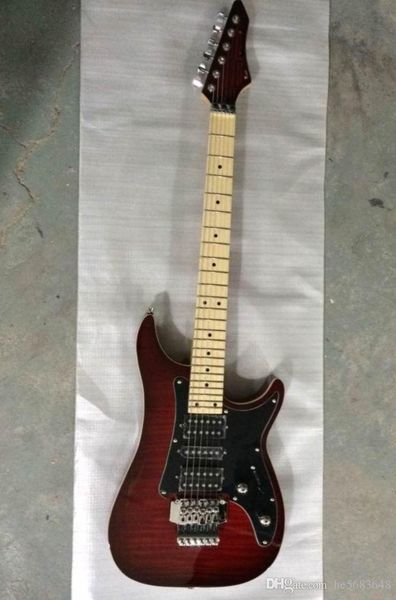 

wholesale brand new custom red electric guitar 3 pickup 141225, ing